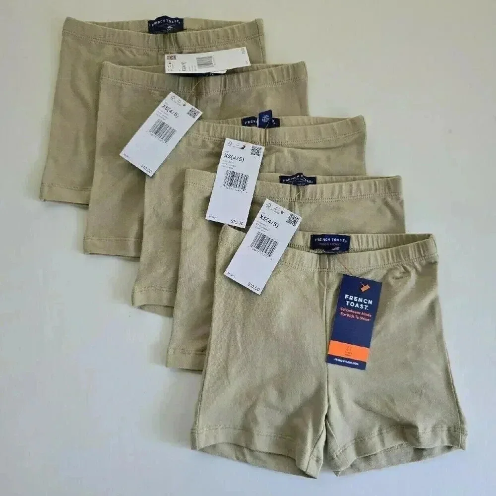 French Toast Kick Shorts | 4/5 NWT 5 Pack Back to School Uniform